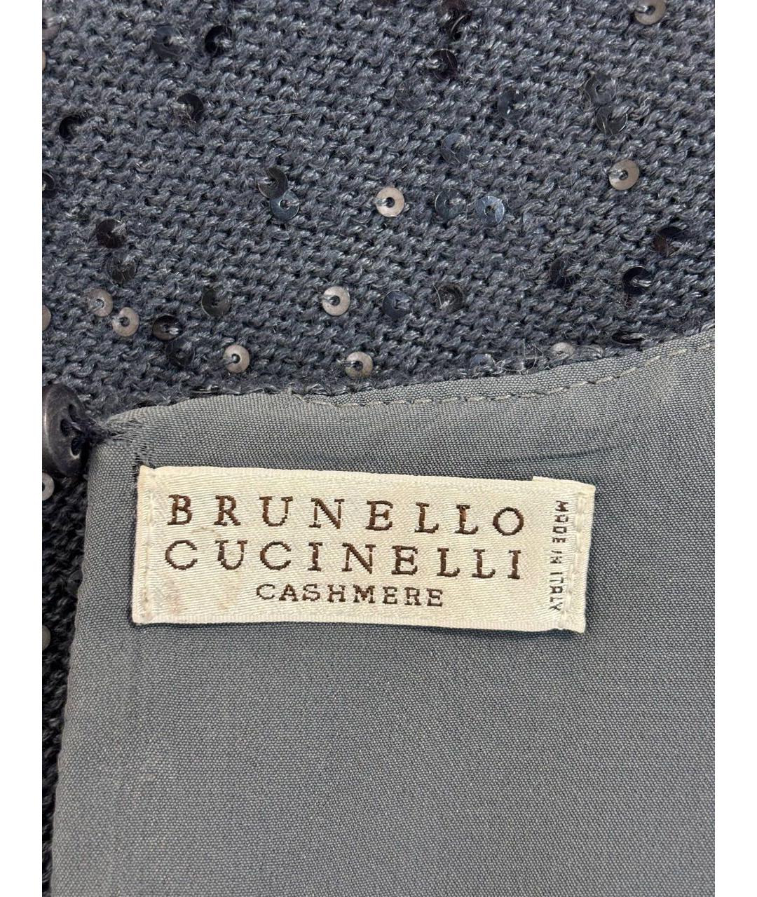 BRUNELLO CUCINELLI Голубое повседневное платье, фото 3