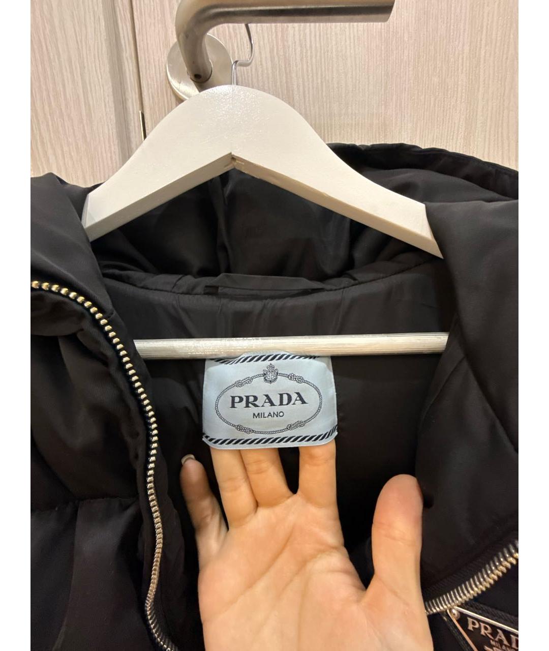 PRADA Черный пуховик, фото 5