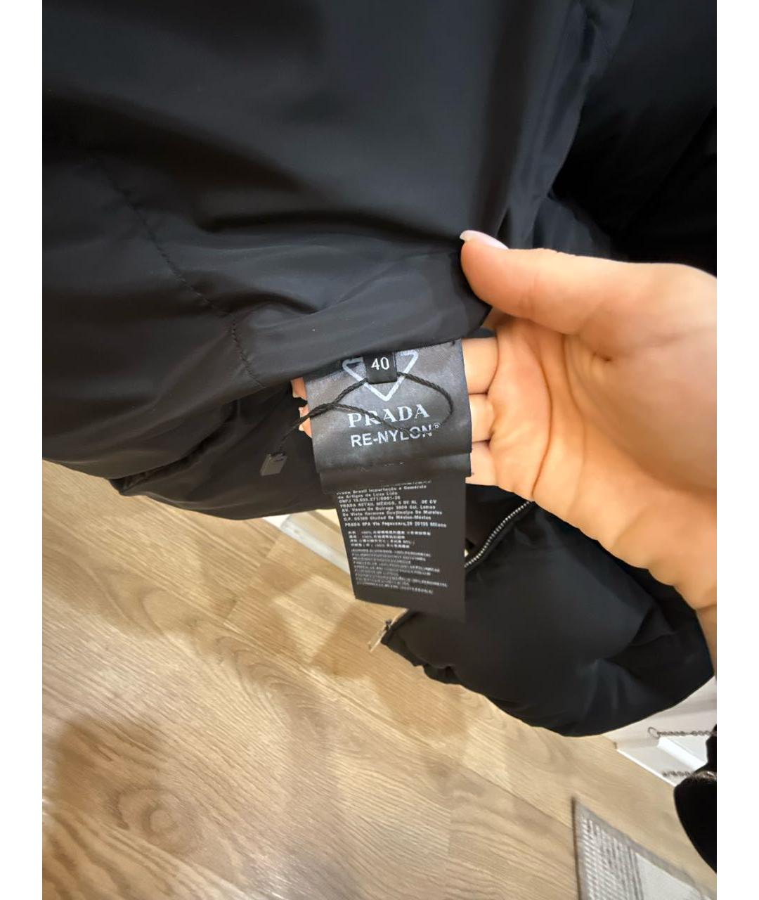 PRADA Черный пуховик, фото 6