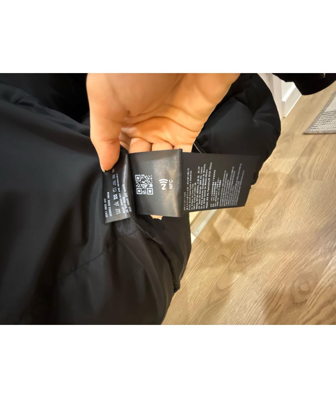 PRADA Черный пуховик, фото 7