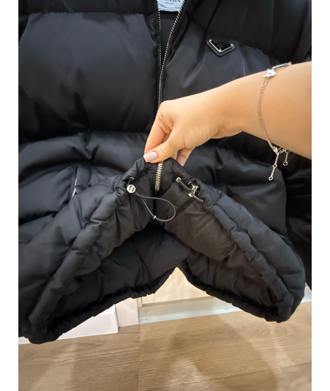 PRADA Черный пуховик, фото 4