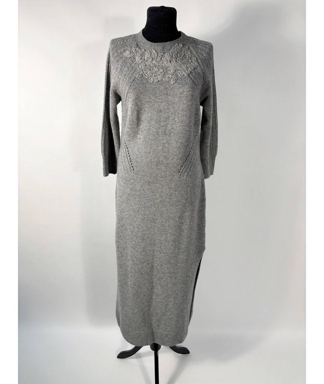 ERMANNO SCERVINO Серое повседневное платье, фото 8