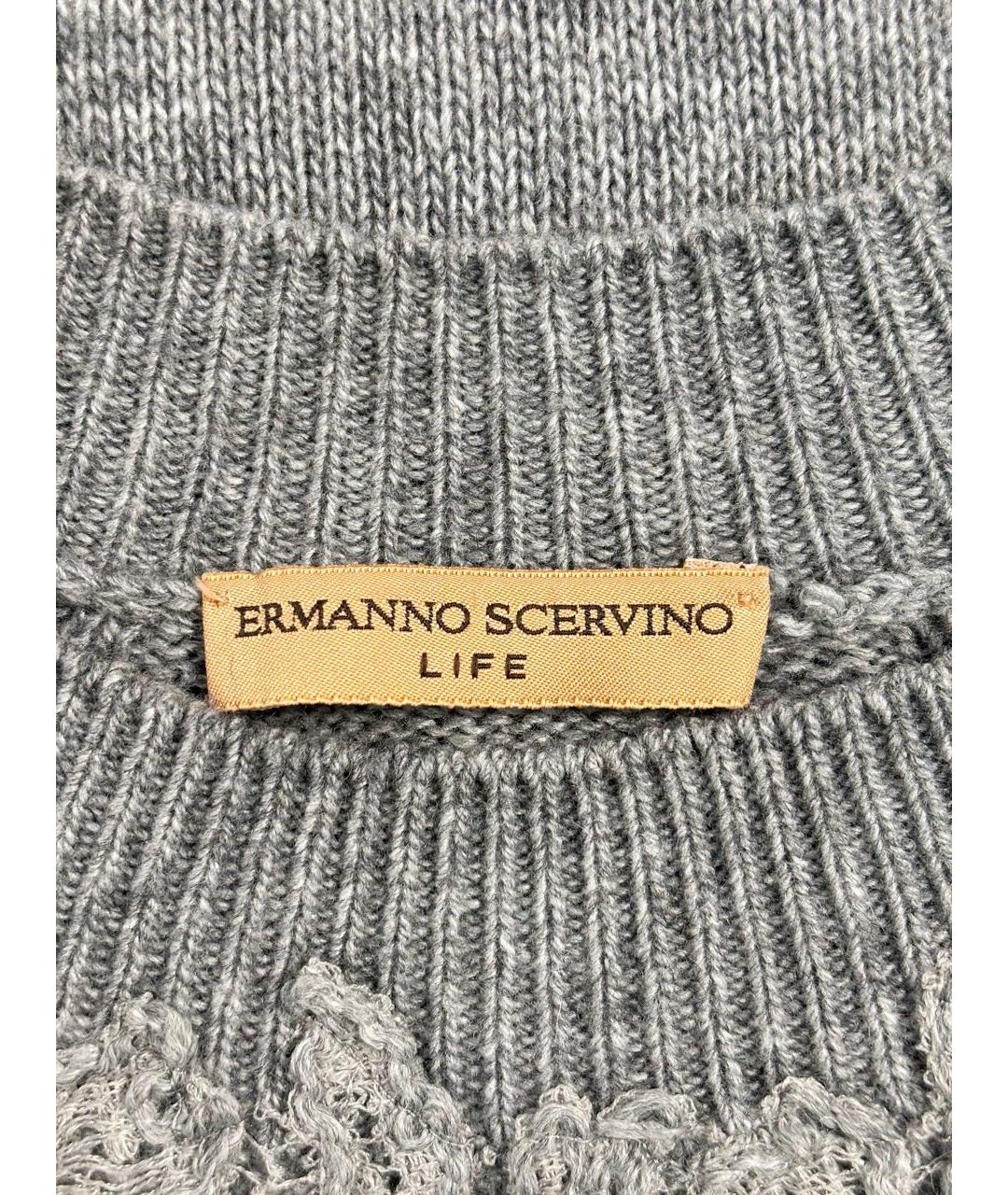 ERMANNO SCERVINO Серое повседневное платье, фото 3