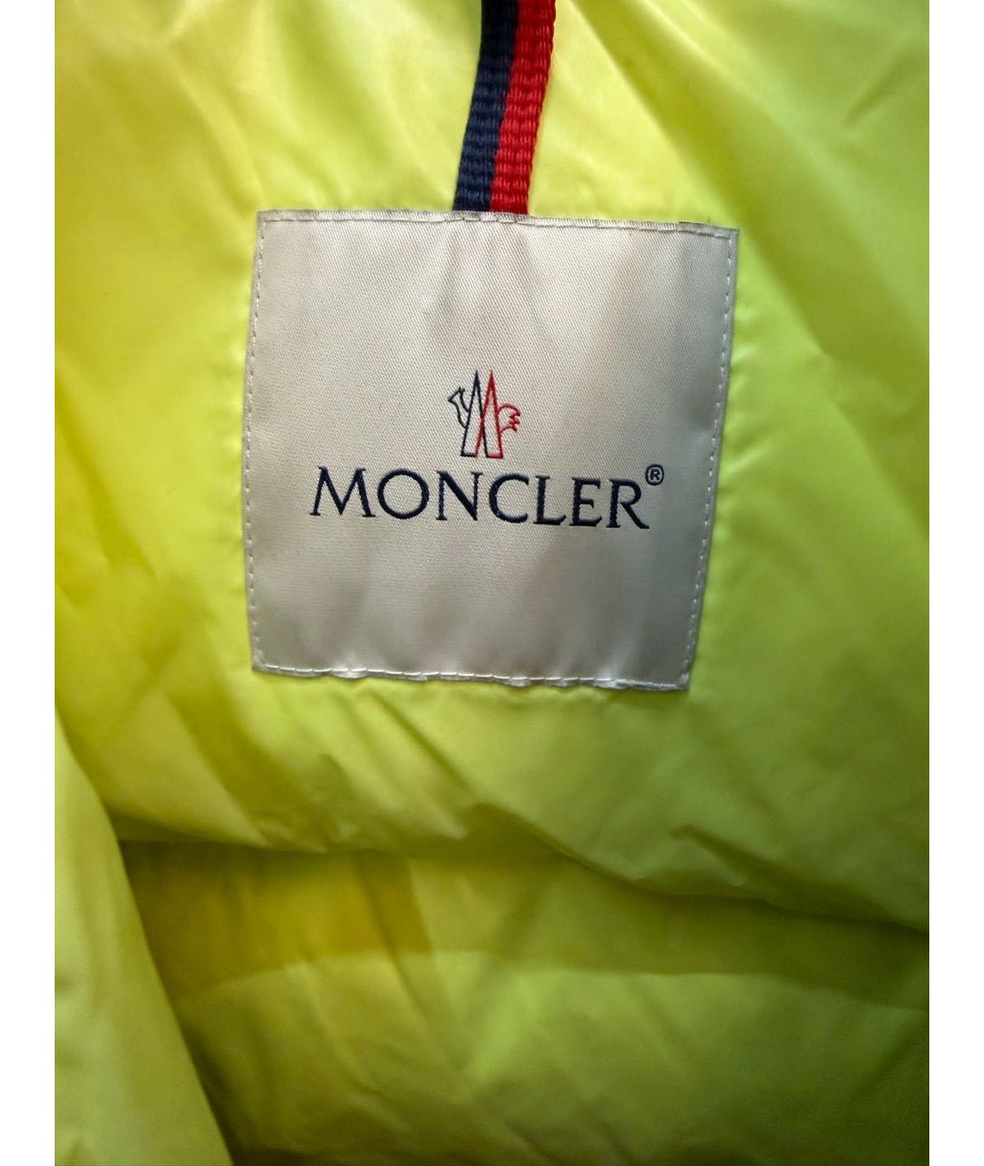 MONCLER Темно-синий пуховик, фото 3