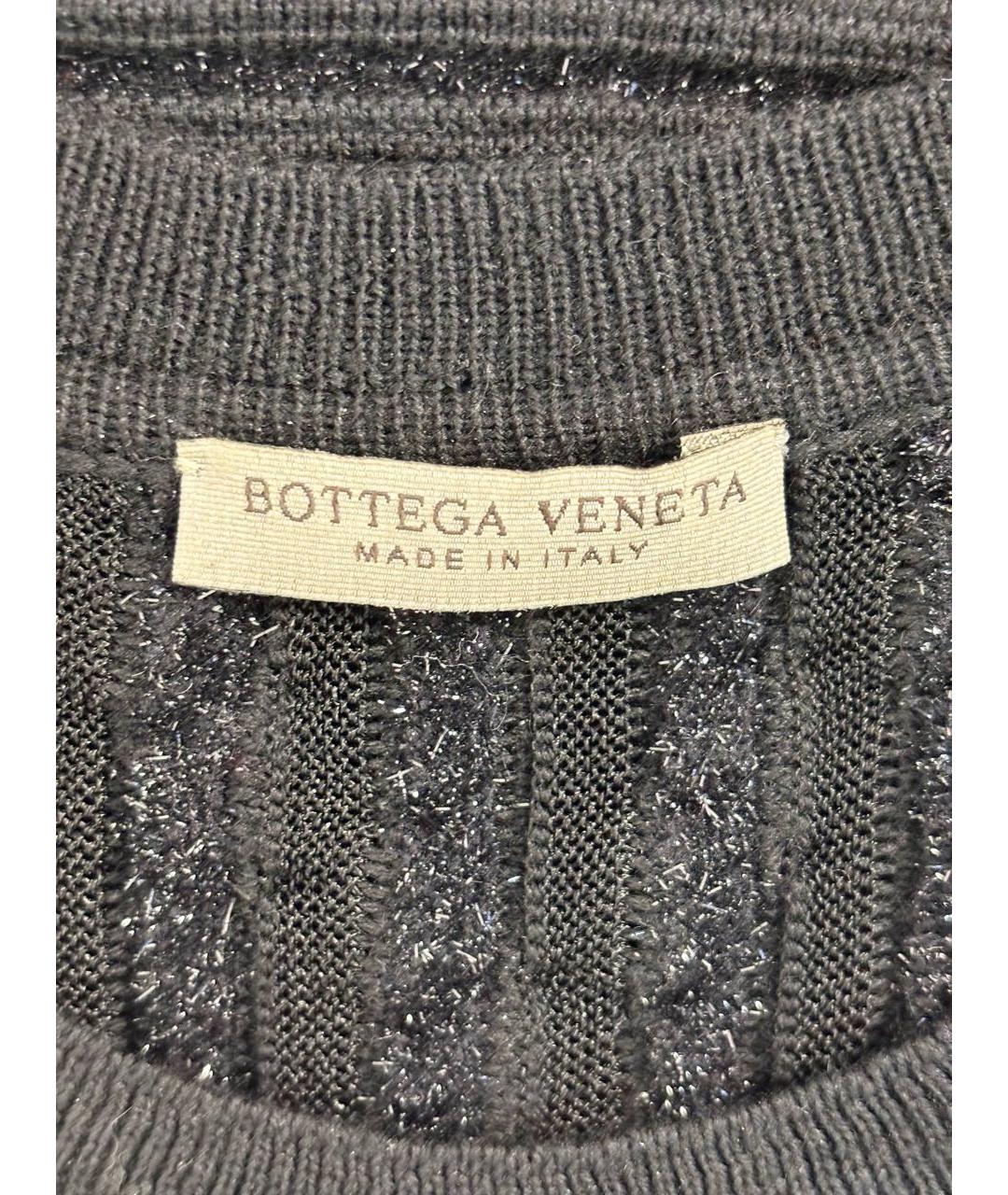 BOTTEGA VENETA Серебряное повседневное платье, фото 3
