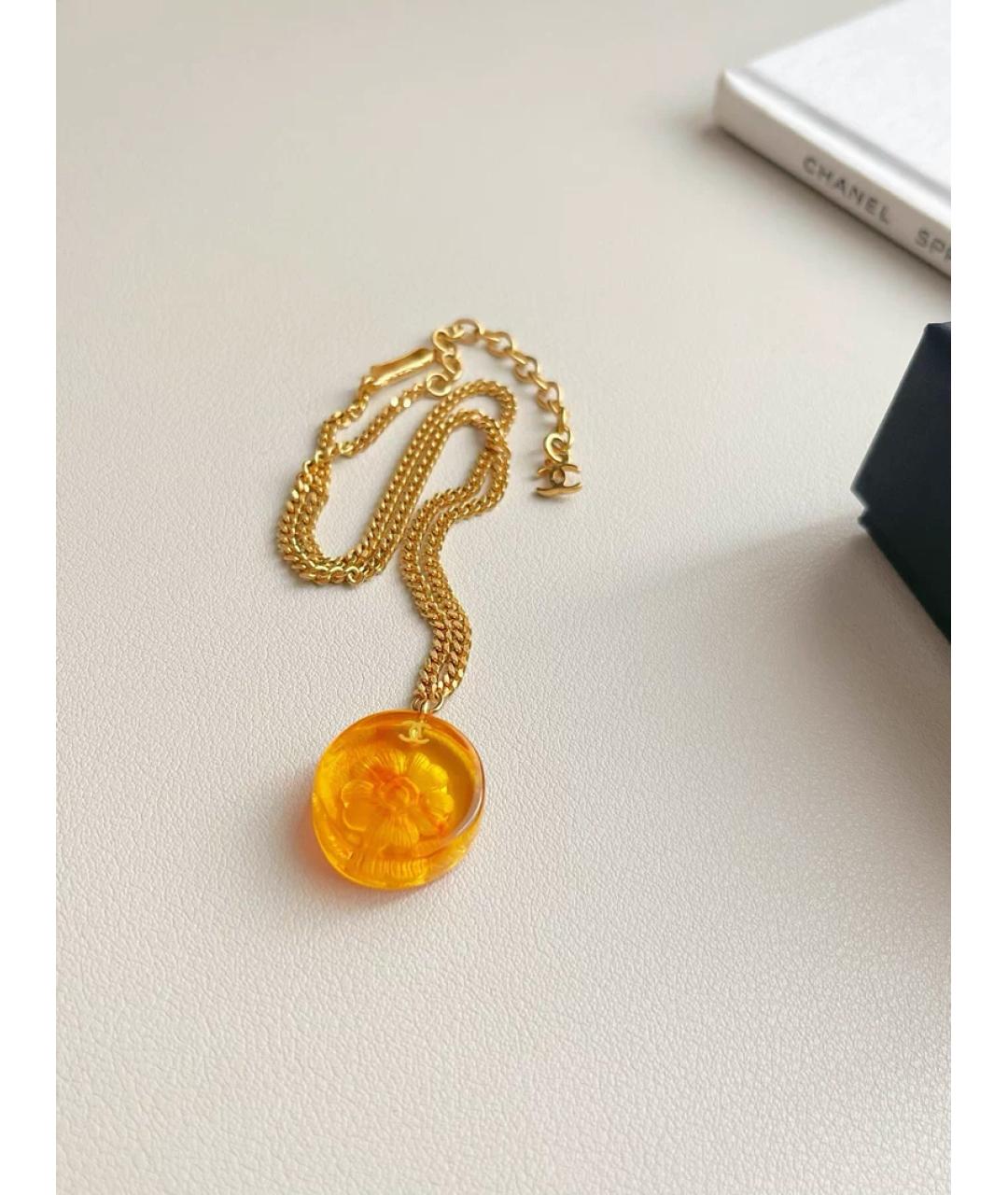 CHANEL Золотая подвеска, фото 4