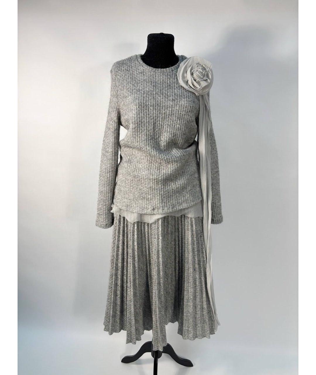 ERMANNO SCERVINO Серый костюм с юбками, фото 6