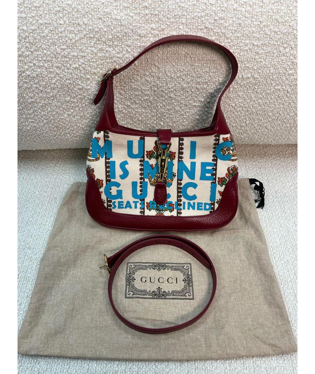 GUCCI Мульти кожаная сумка с короткими ручками, фото 7