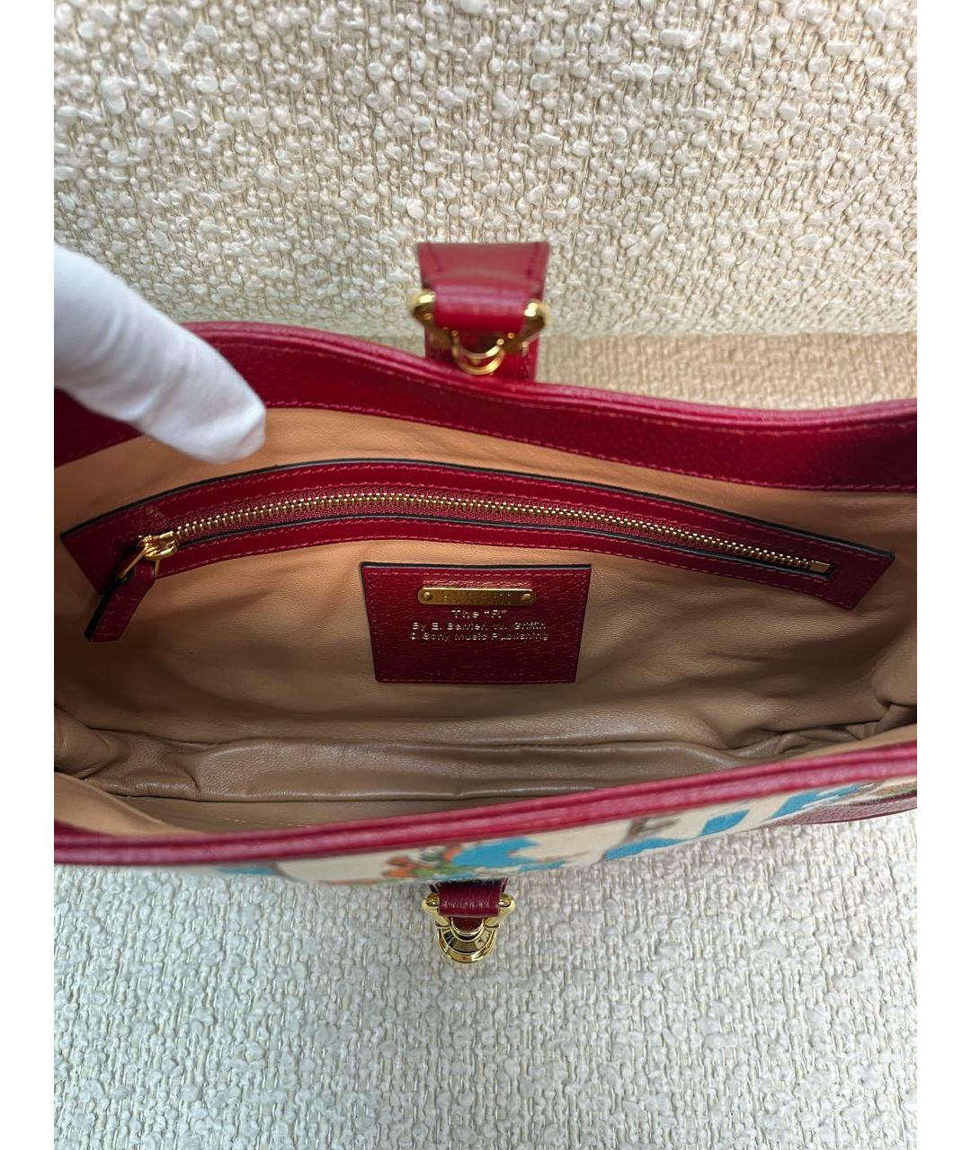 GUCCI Мульти кожаная сумка с короткими ручками, фото 4