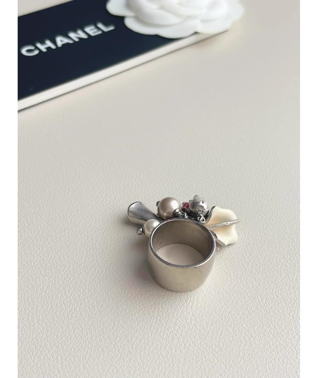 CHANEL Мульти металлическое кольцо, фото 4