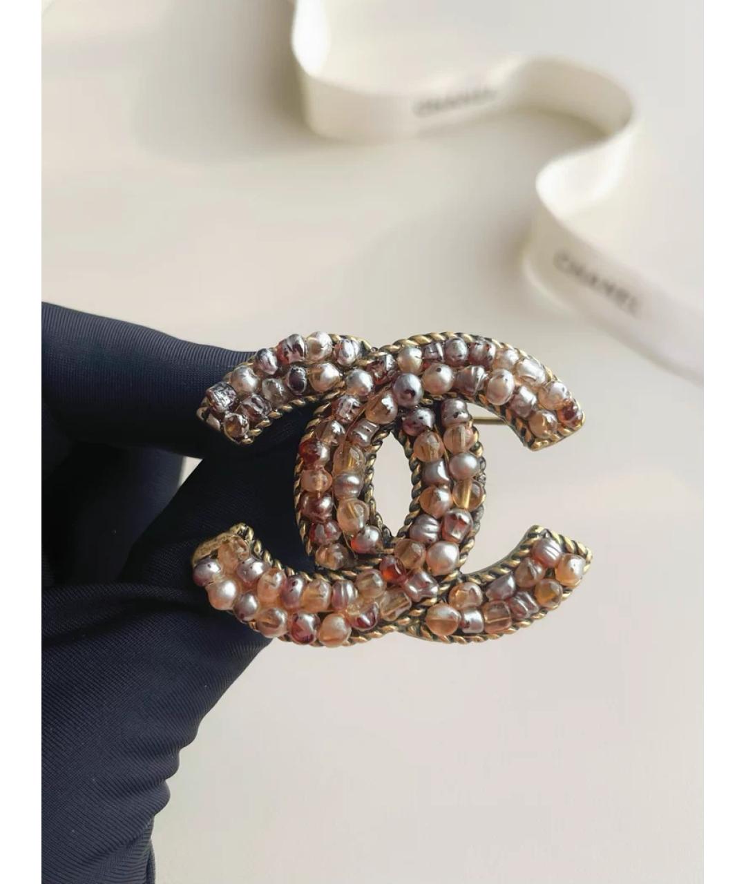 CHANEL Мульти металлическая булавка / брошь, фото 5