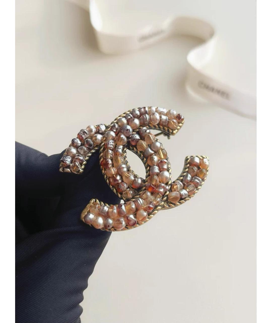 CHANEL Мульти металлическая булавка / брошь, фото 2