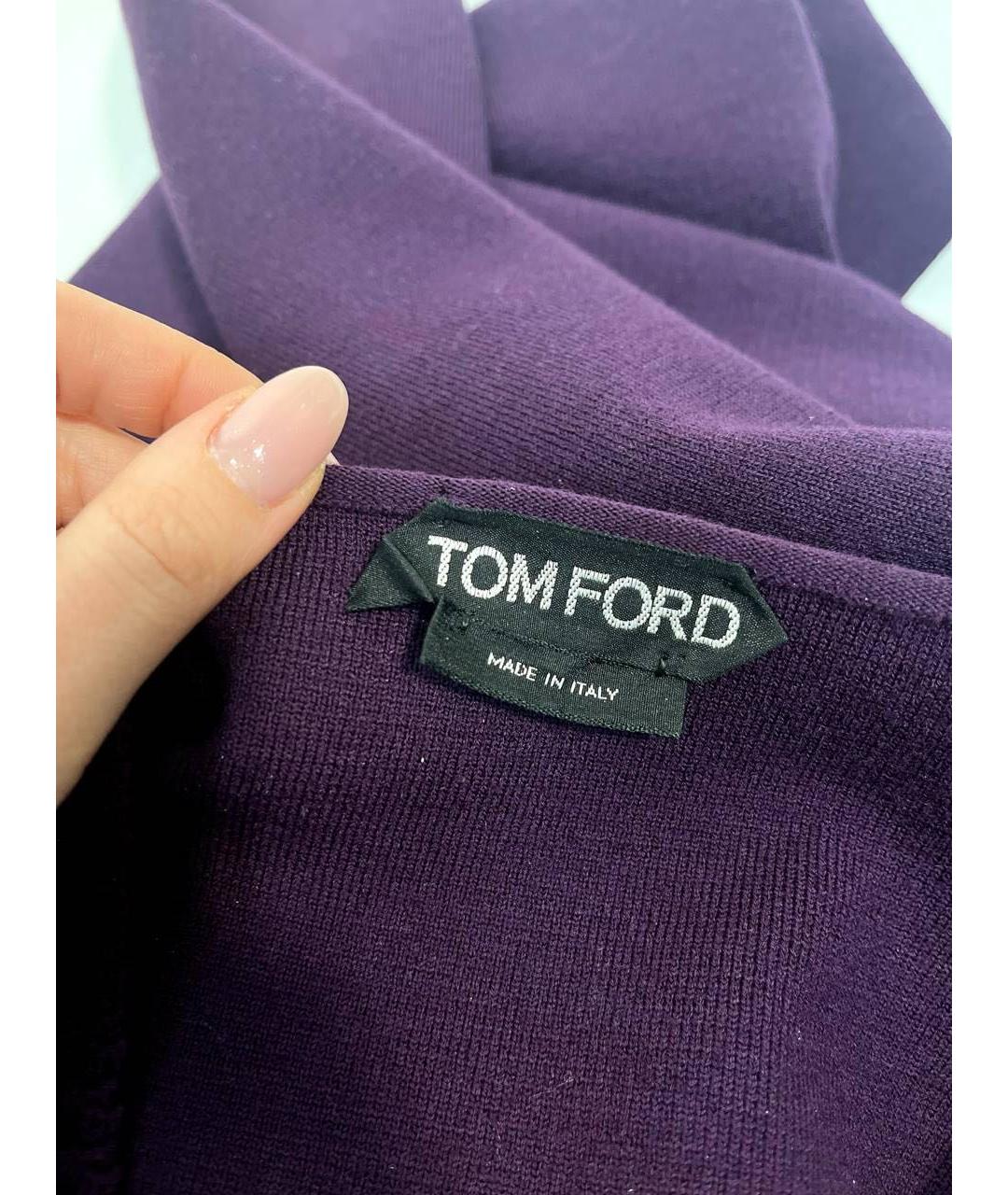TOM FORD Фиолетовое повседневное платье, фото 3