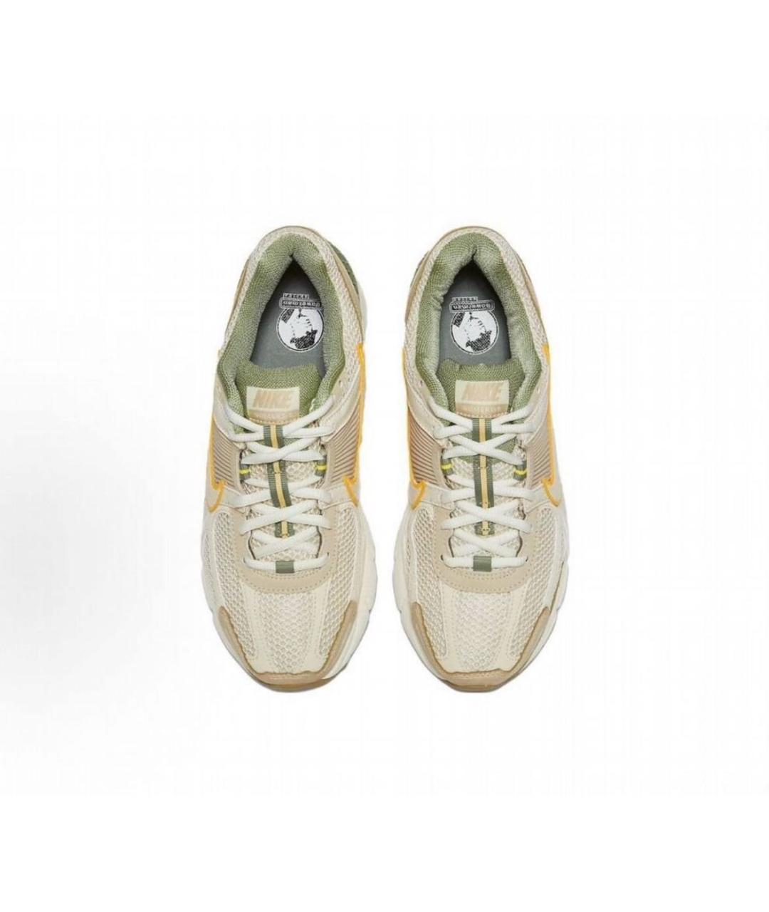 NIKE Бежевые замшевые высокие кроссовки / кеды, фото 3