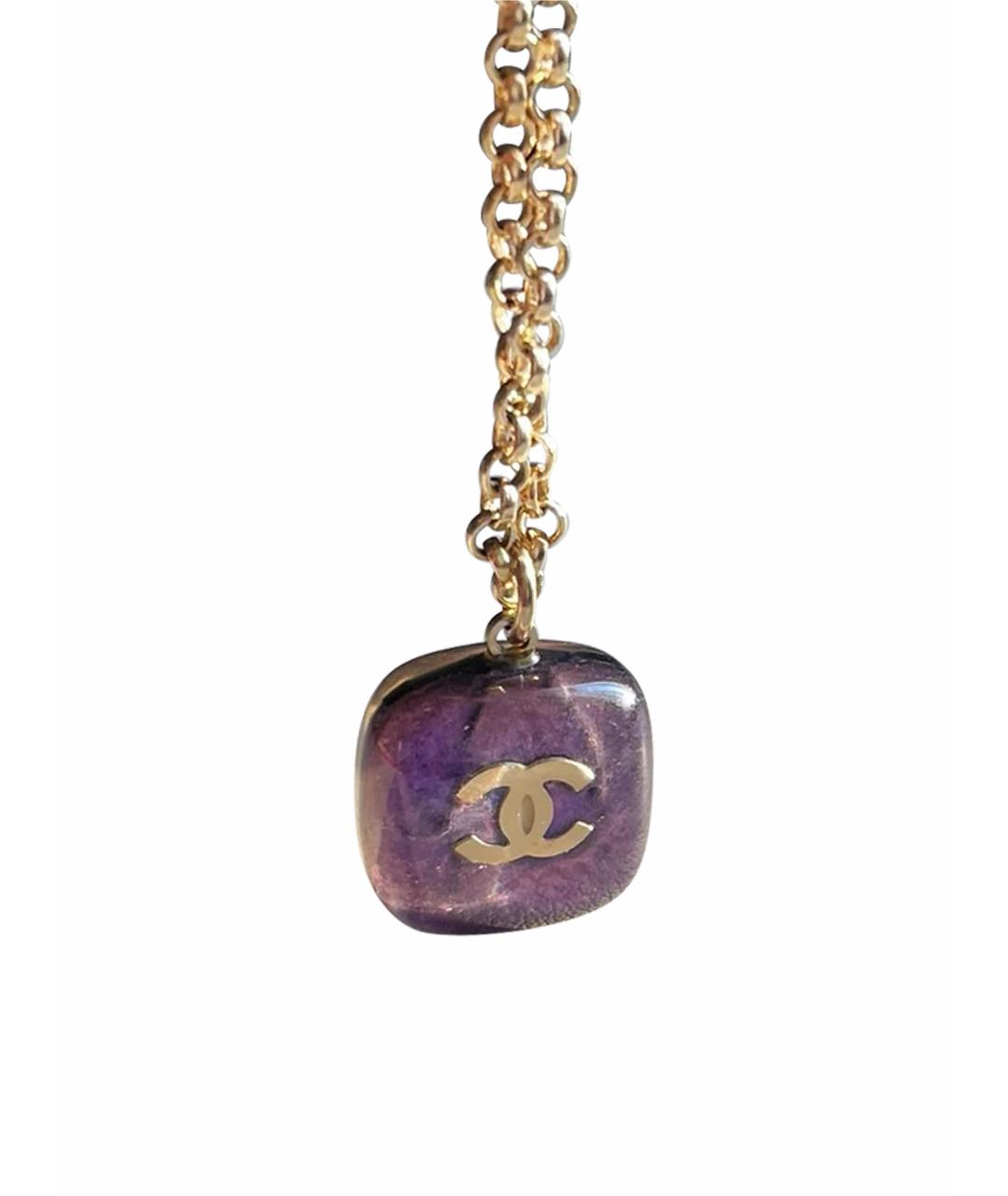 CHANEL Фиолетовая подвеска, фото 1