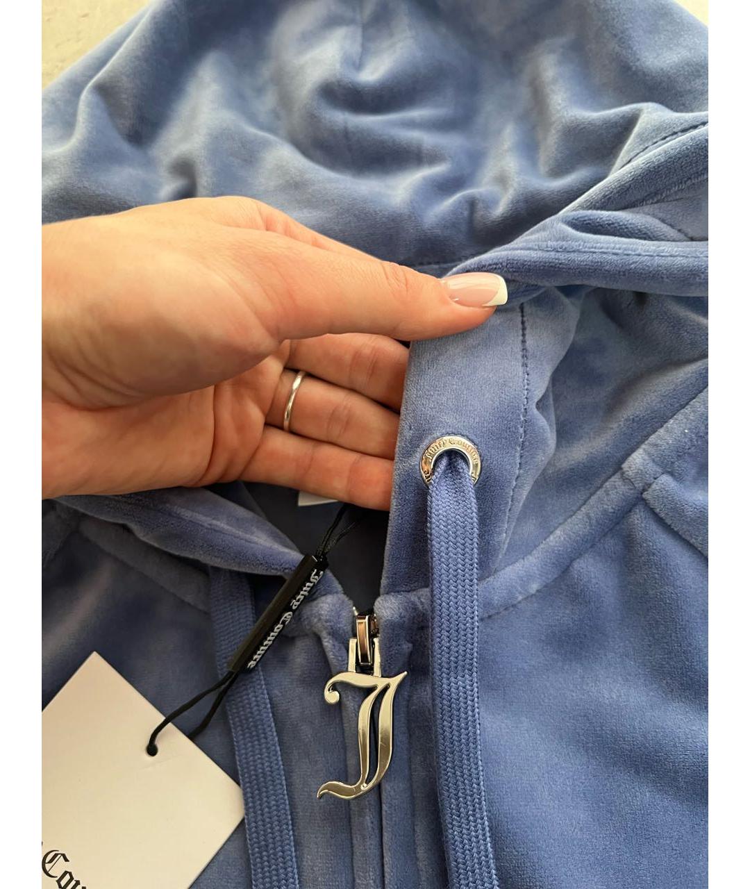 JUICY COUTURE Синий велюровый спортивные костюмы, фото 7