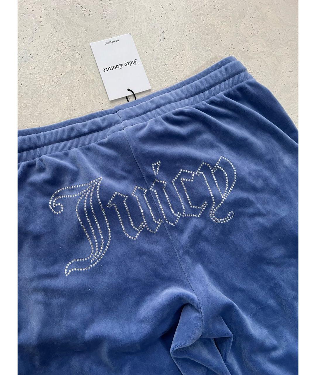 JUICY COUTURE Синий велюровый спортивные костюмы, фото 8