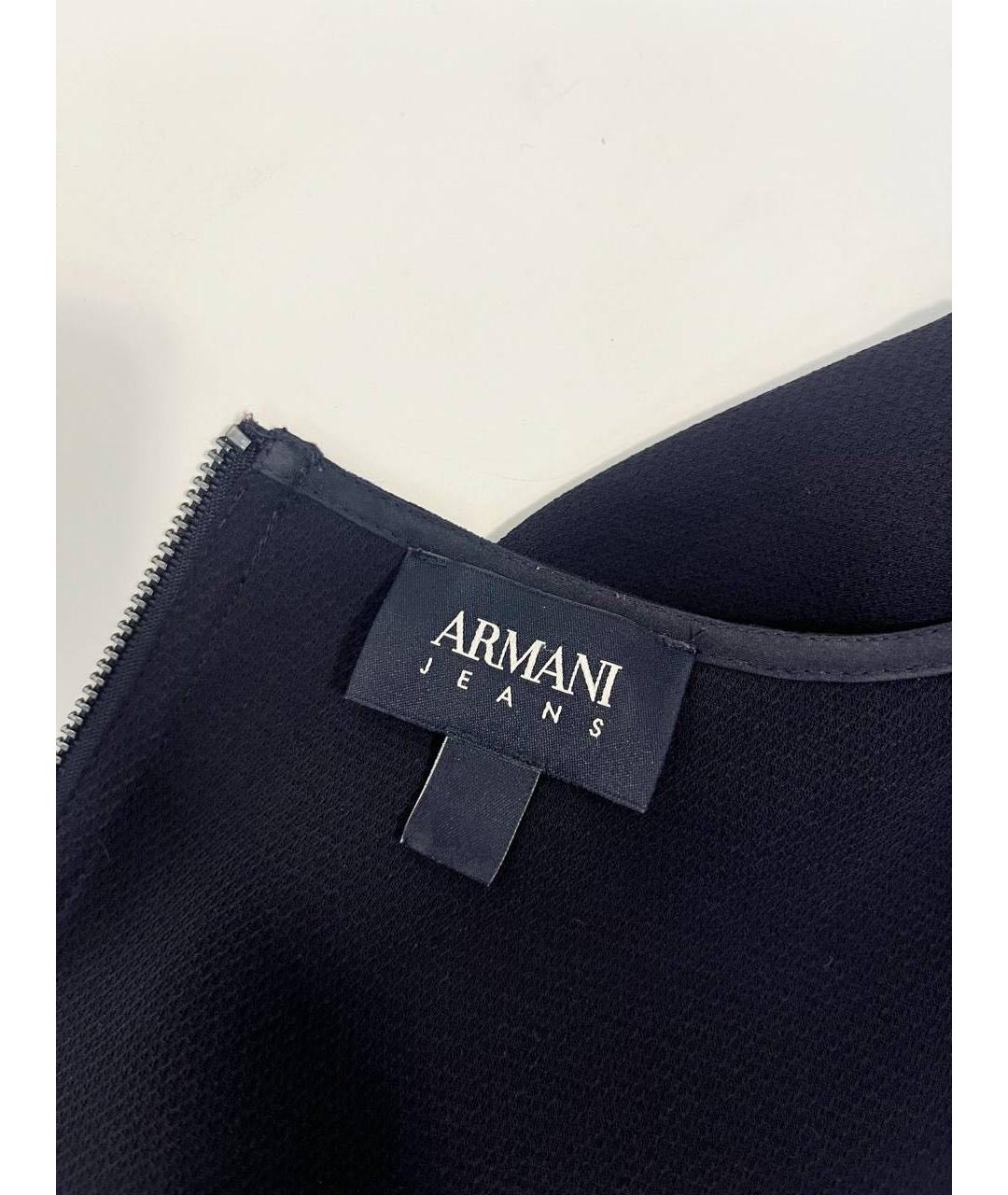 ARMANI JEANS Темно-синее повседневное платье, фото 3