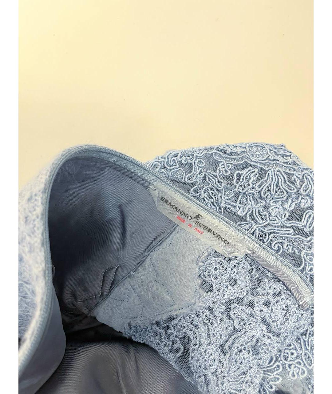 ERMANNO SCERVINO Голубое повседневное платье, фото 3