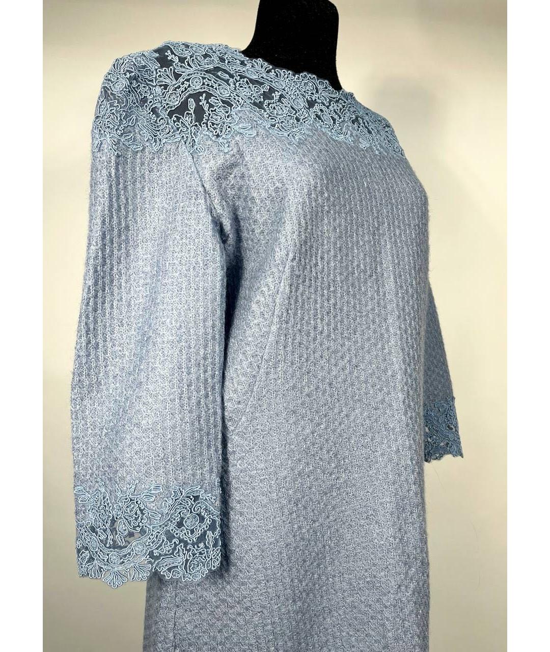 ERMANNO SCERVINO Голубое повседневное платье, фото 8