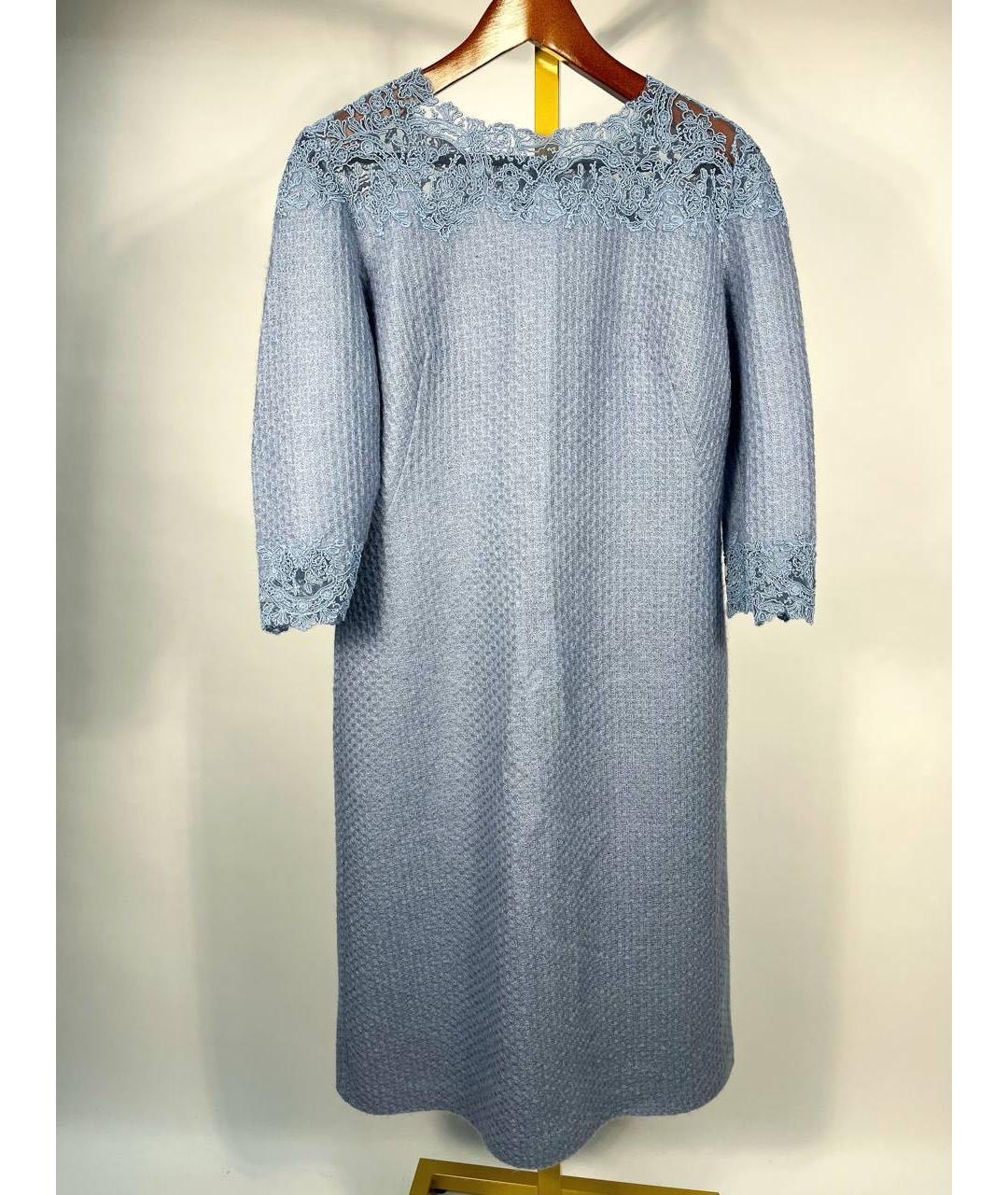 ERMANNO SCERVINO Голубое повседневное платье, фото 2