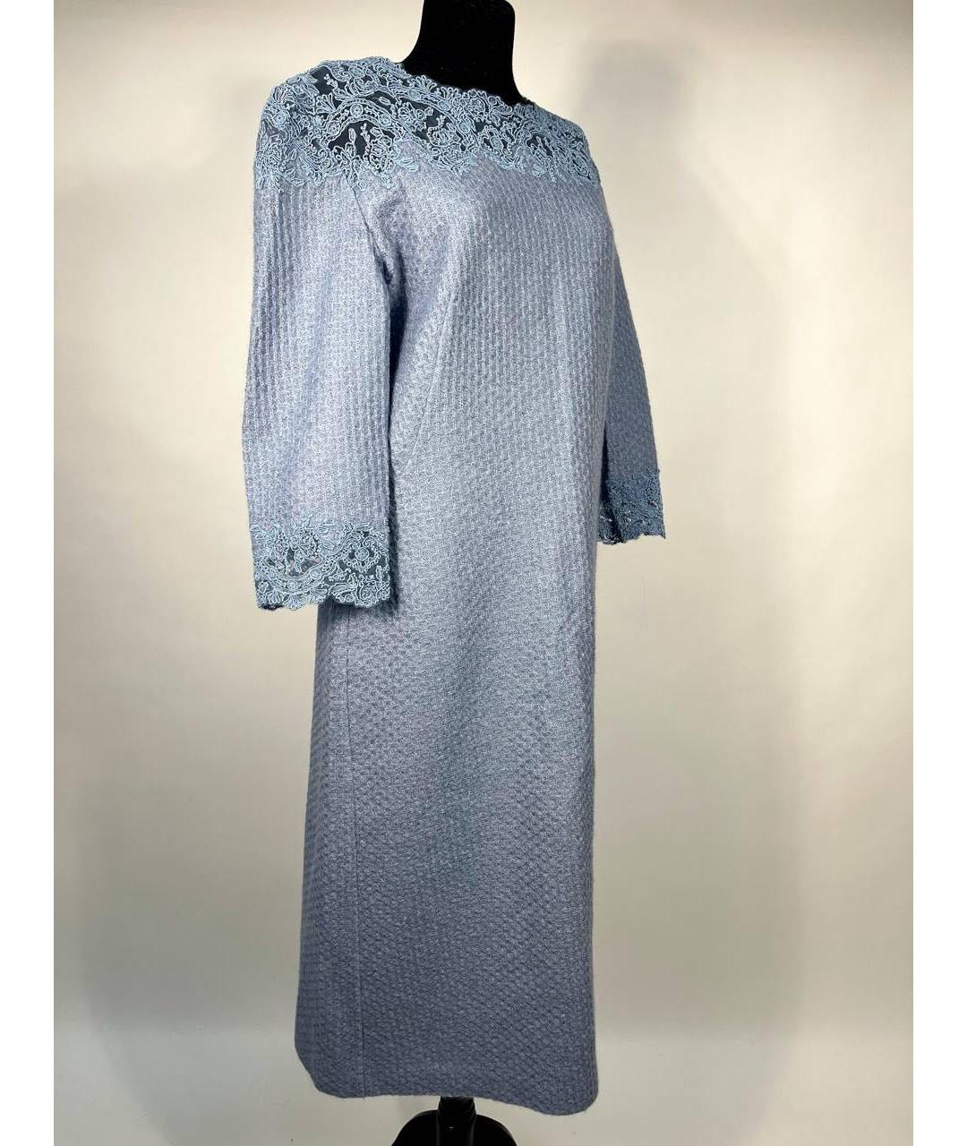 ERMANNO SCERVINO Голубое повседневное платье, фото 7