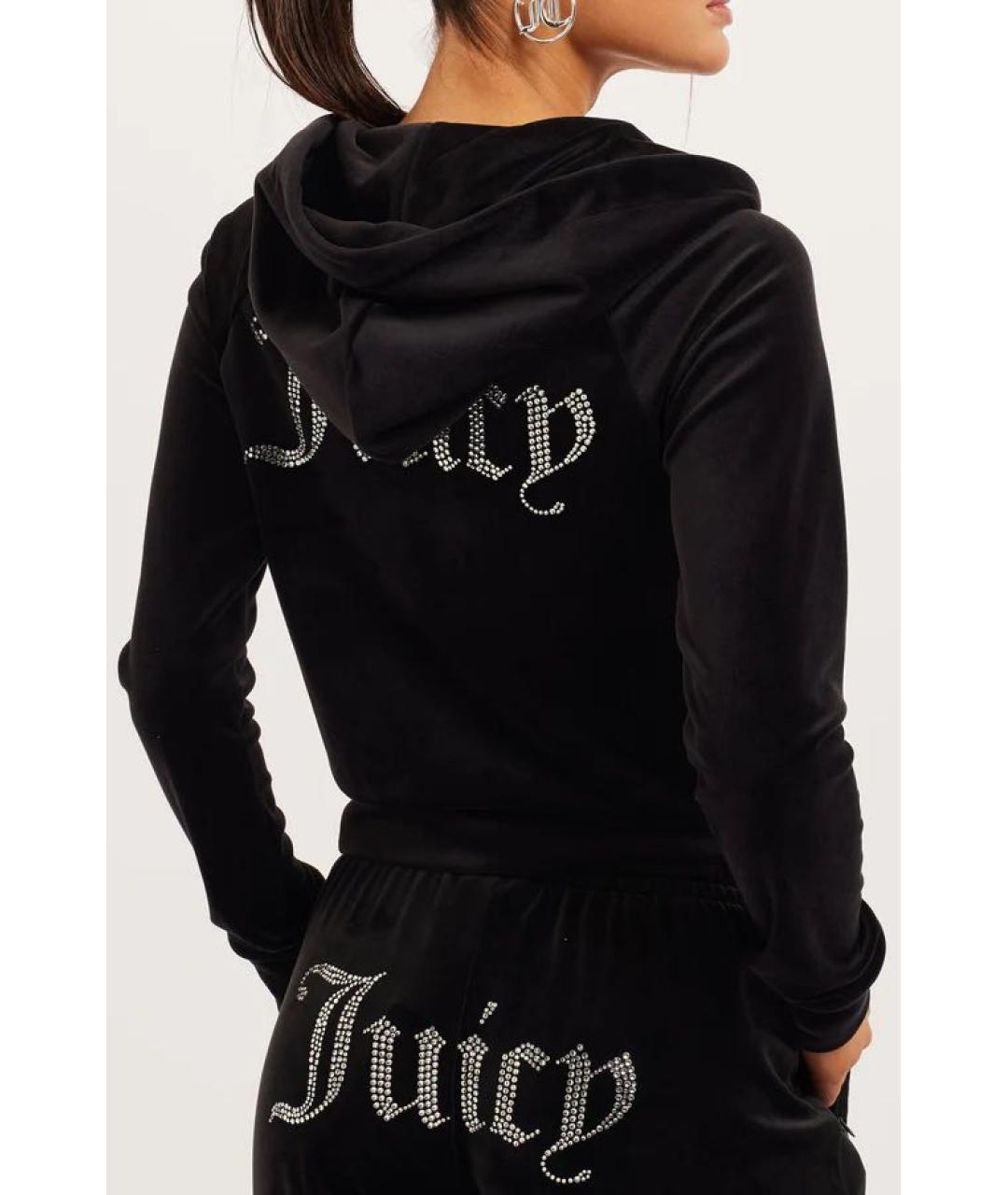 JUICY COUTURE Черный велюровый спортивные костюмы, фото 5