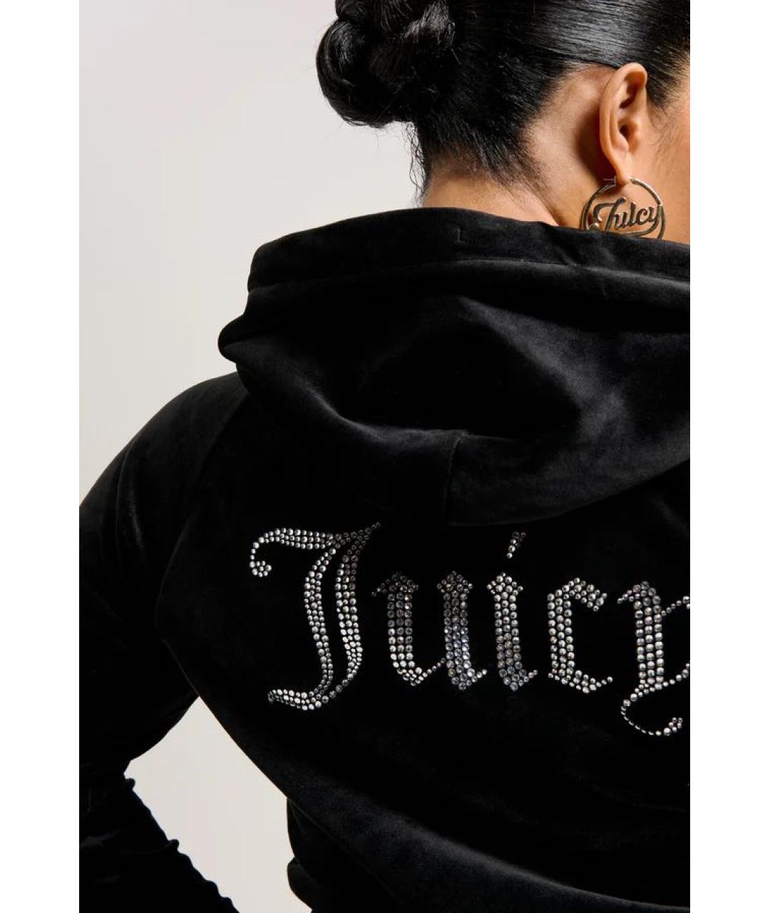 JUICY COUTURE Черный велюровый спортивные костюмы, фото 6
