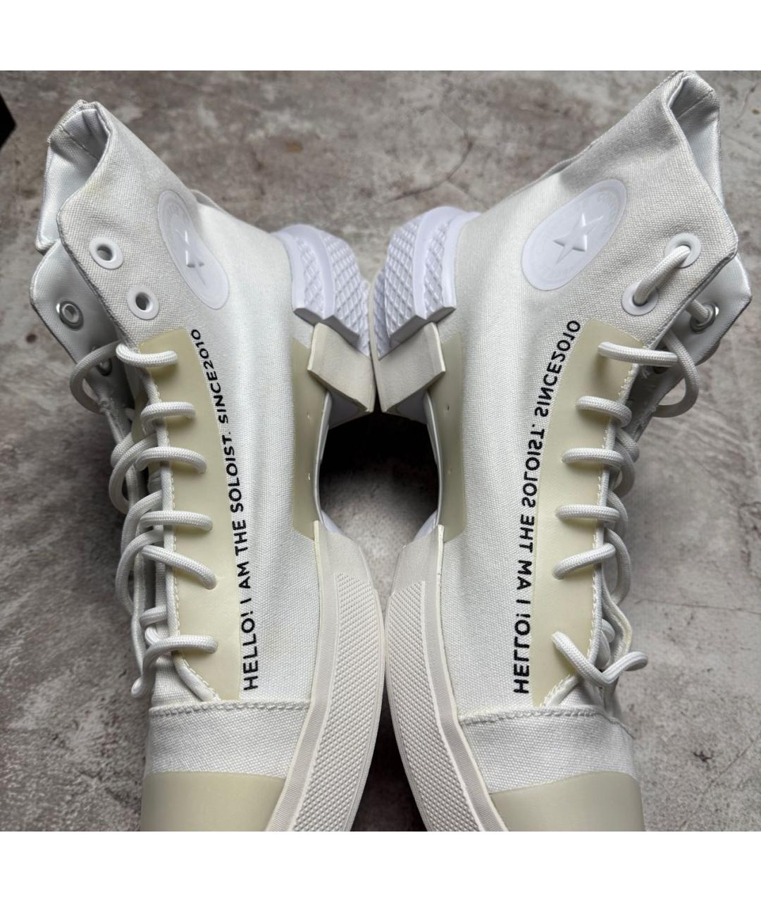 TAKAHIROMIYASHITA THE SOLOIST Белые высокие кроссовки / кеды, фото 4