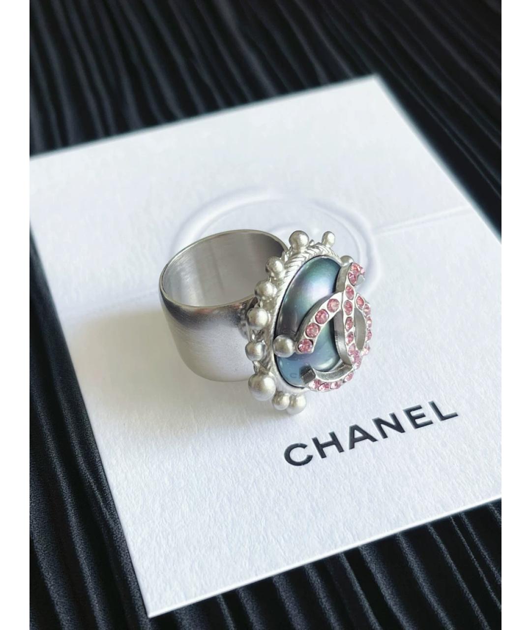 CHANEL Серое жемчужное кольцо, фото 2