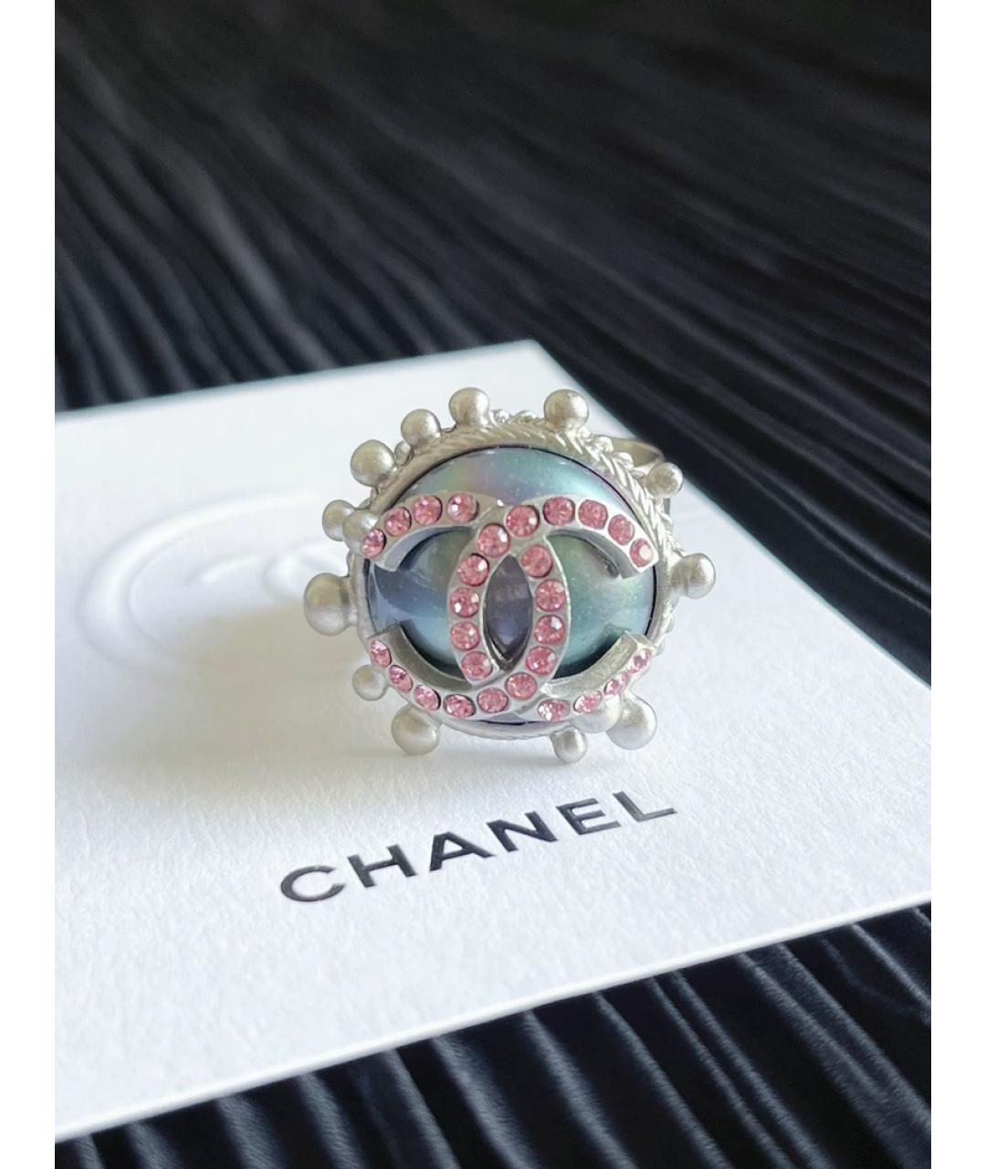 CHANEL Серое жемчужное кольцо, фото 5