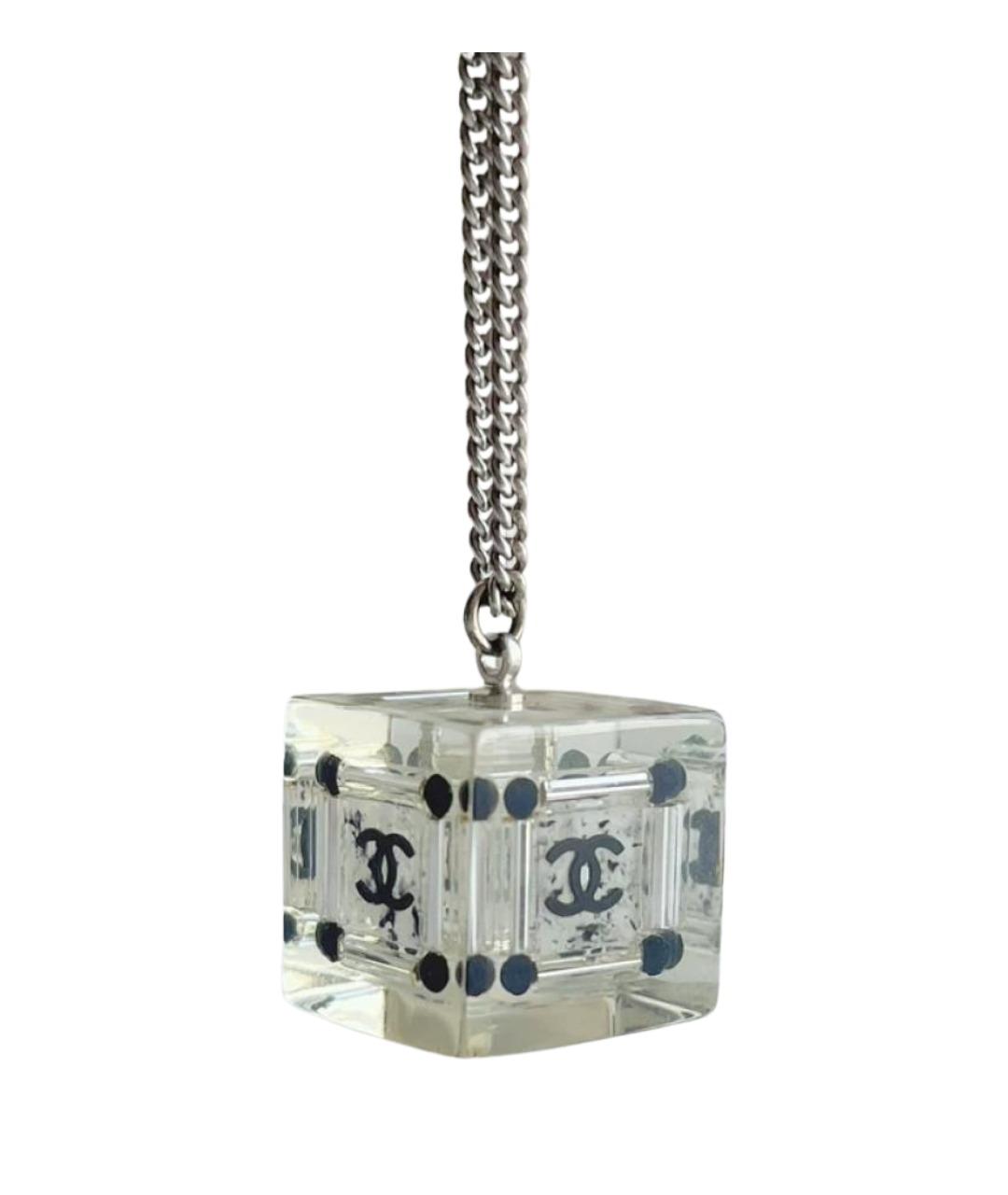 CHANEL Белая подвеска, фото 1