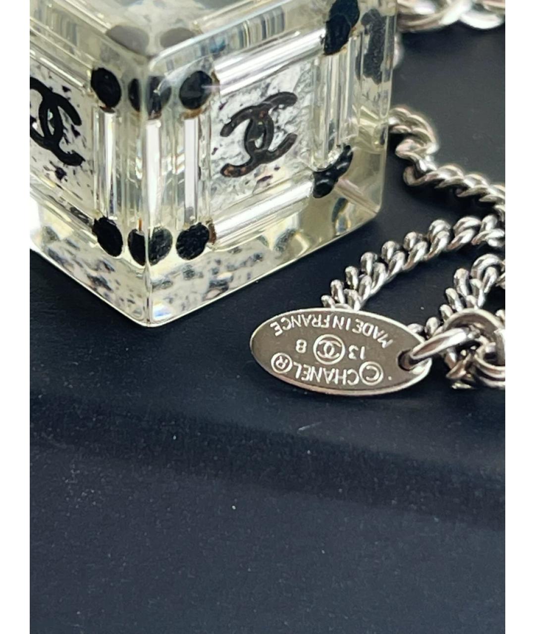 CHANEL Белая подвеска, фото 4