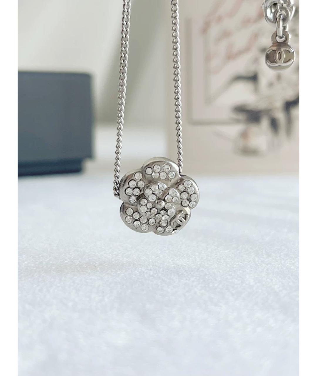 CHANEL Серебряная металлическая подвеска, фото 4