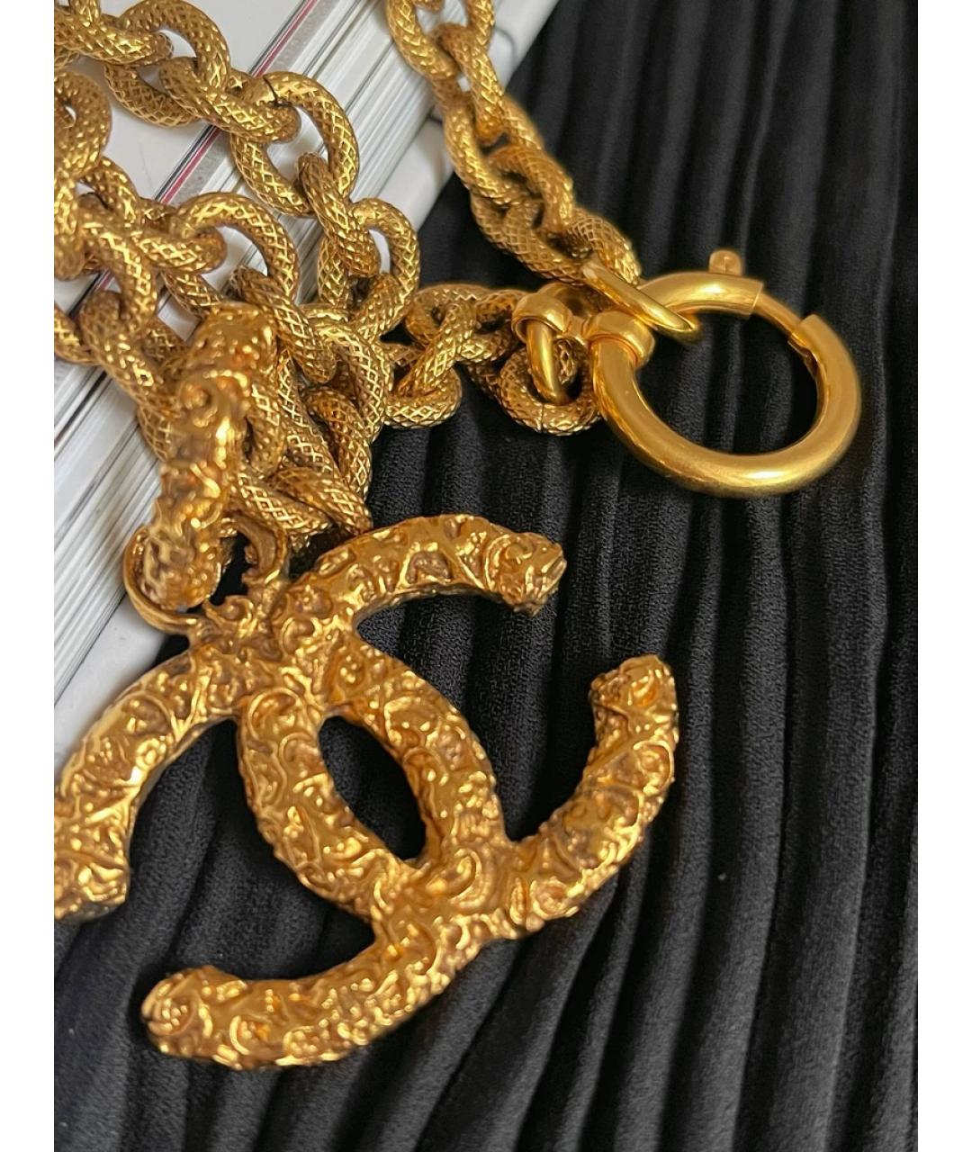 CHANEL Золотая подвеска из желтого золота, фото 2