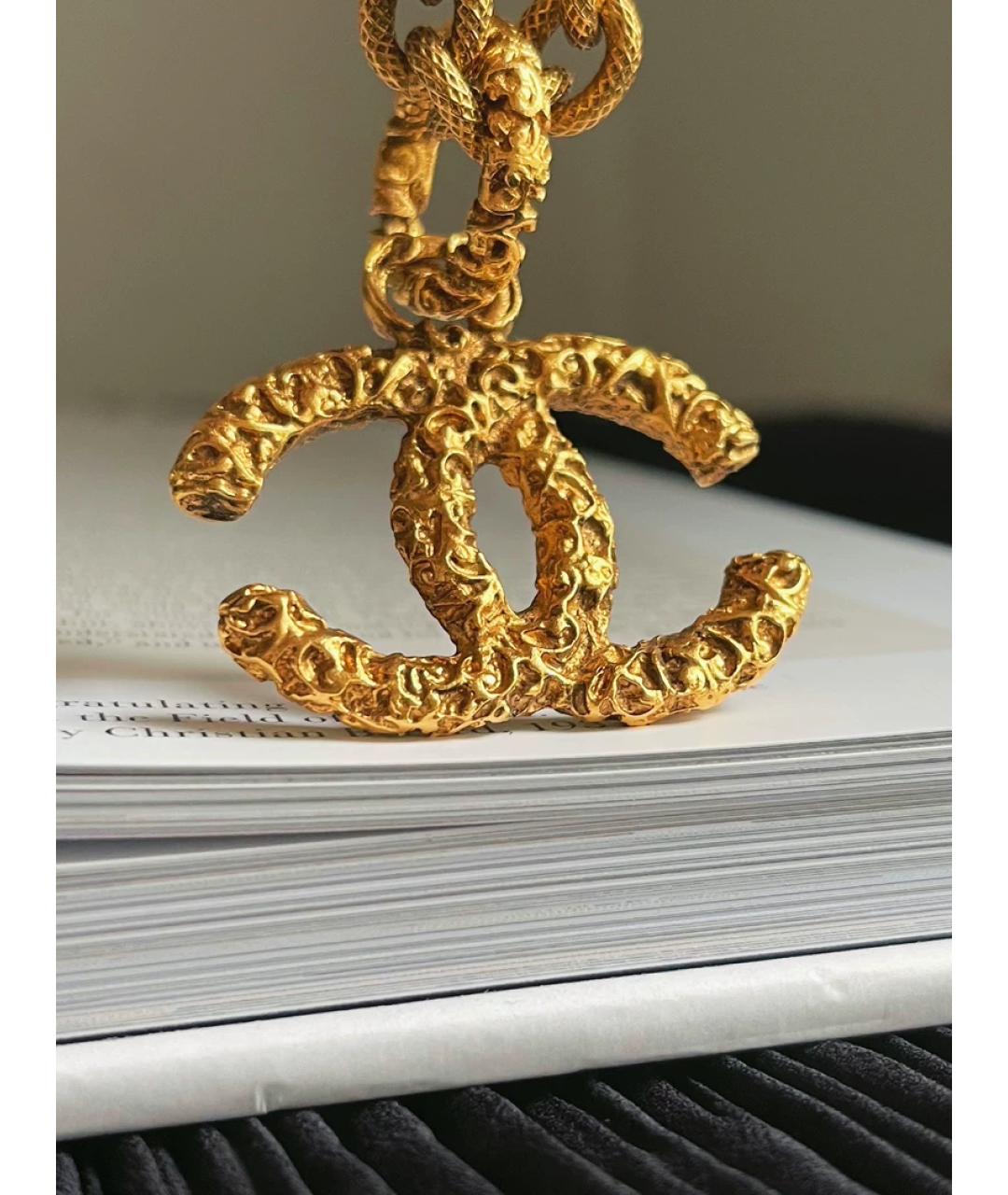 CHANEL Золотая подвеска из желтого золота, фото 3