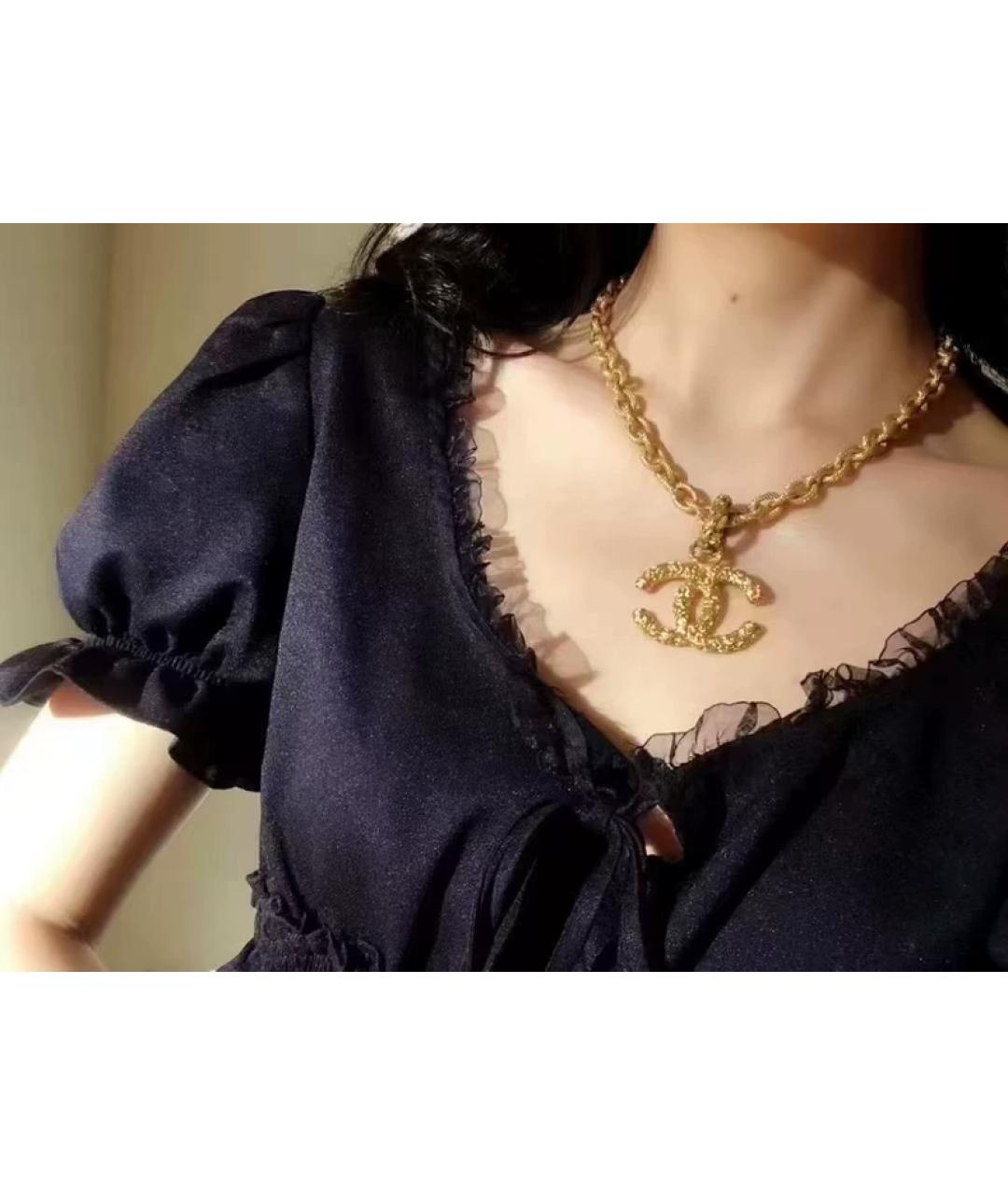 CHANEL Золотая подвеска из желтого золота, фото 4