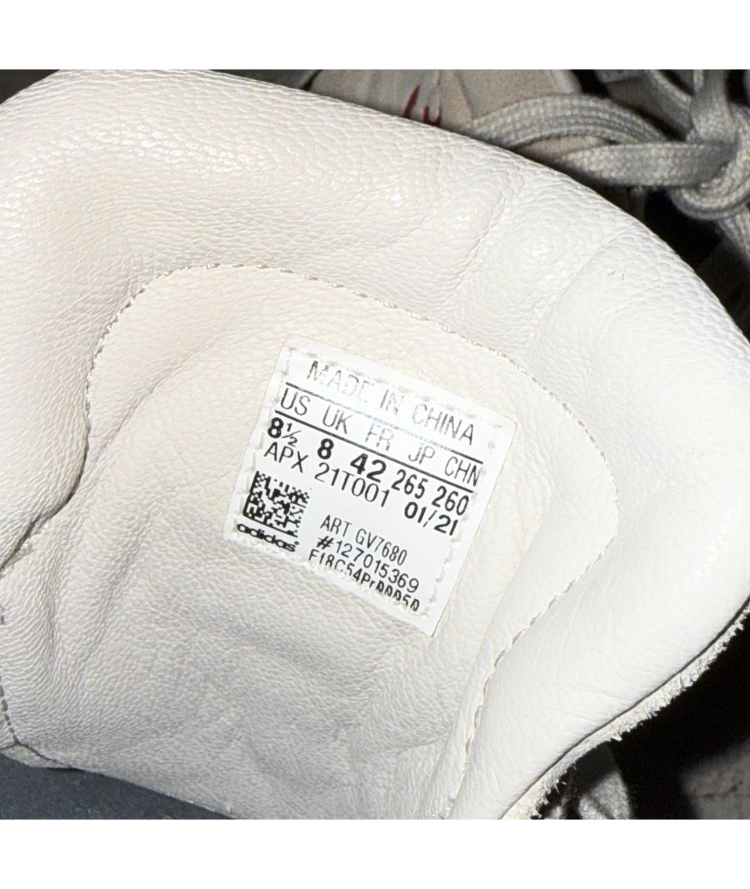 Y-3 Бежевые замшевые низкие кроссовки / кеды, фото 7