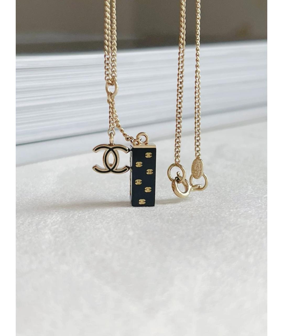 CHANEL Черная подвеска, фото 2