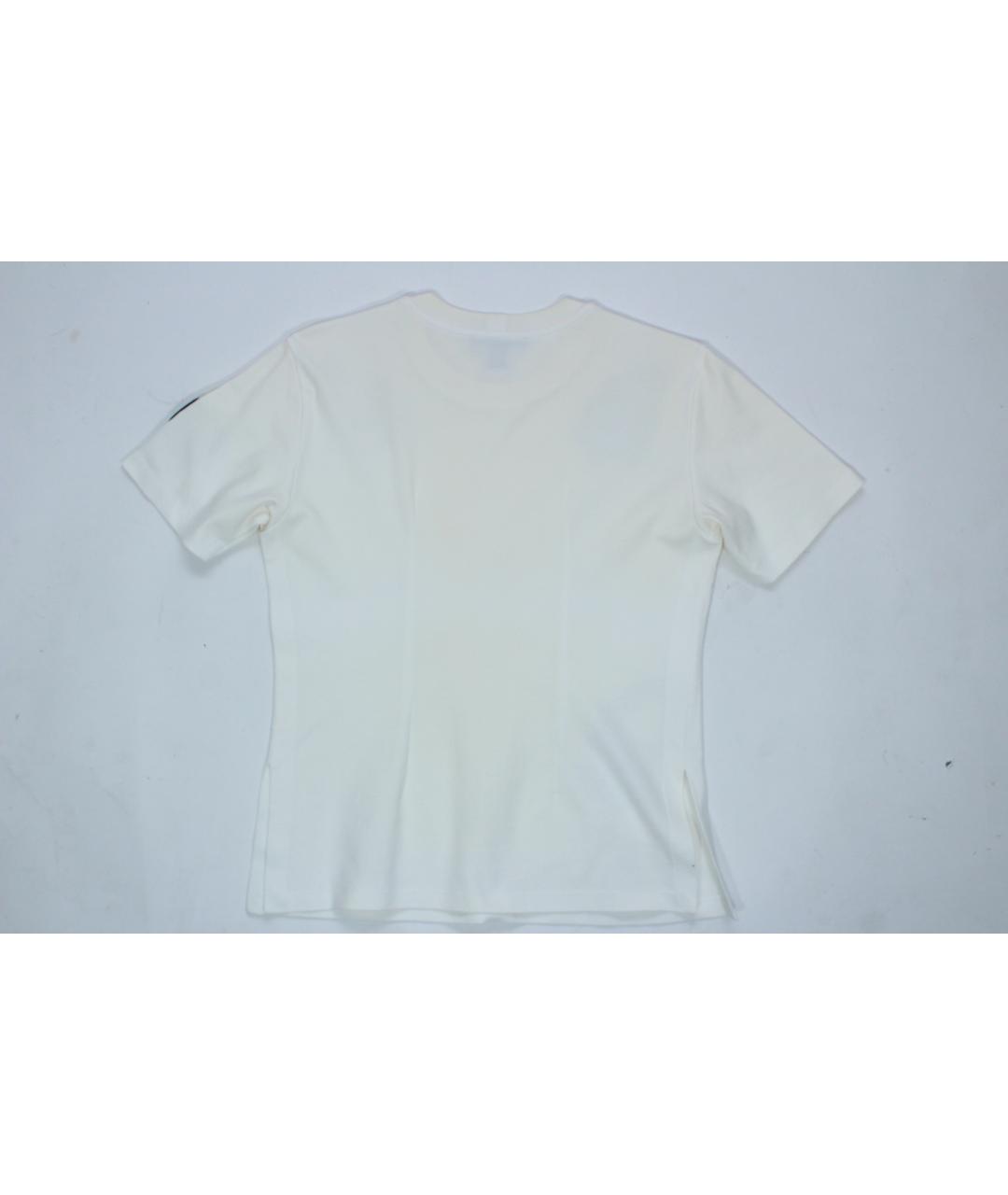 LOUIS VUITTON Белая хлопковая футболка, фото 8