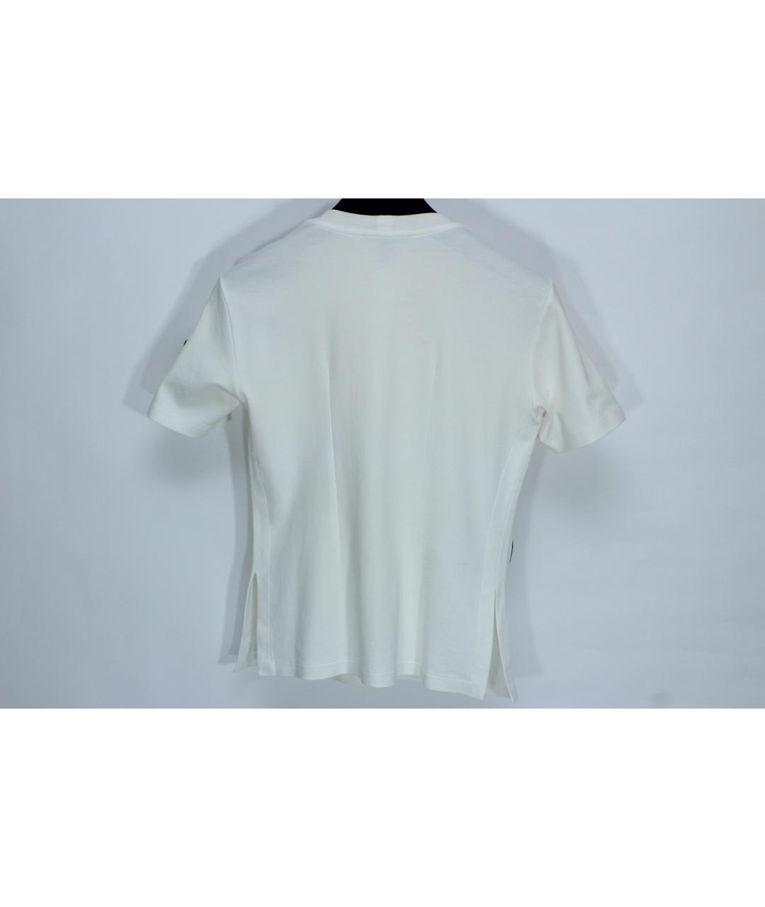 LOUIS VUITTON Белая хлопковая футболка, фото 3