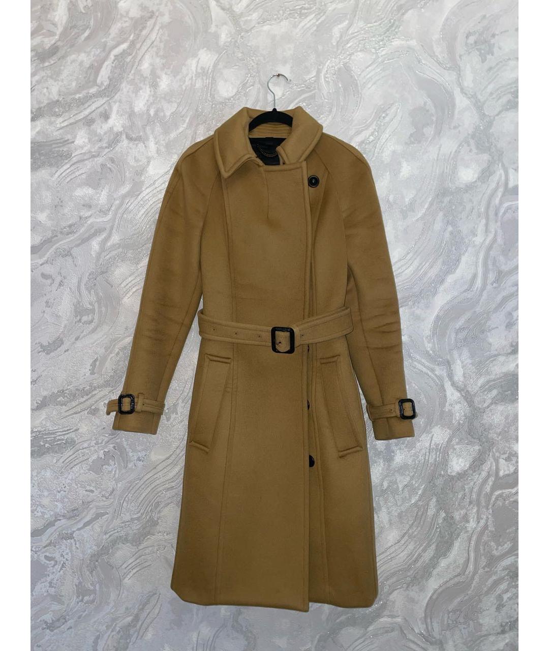BALENCIAGA Горчичное кашемировое пальто, фото 6