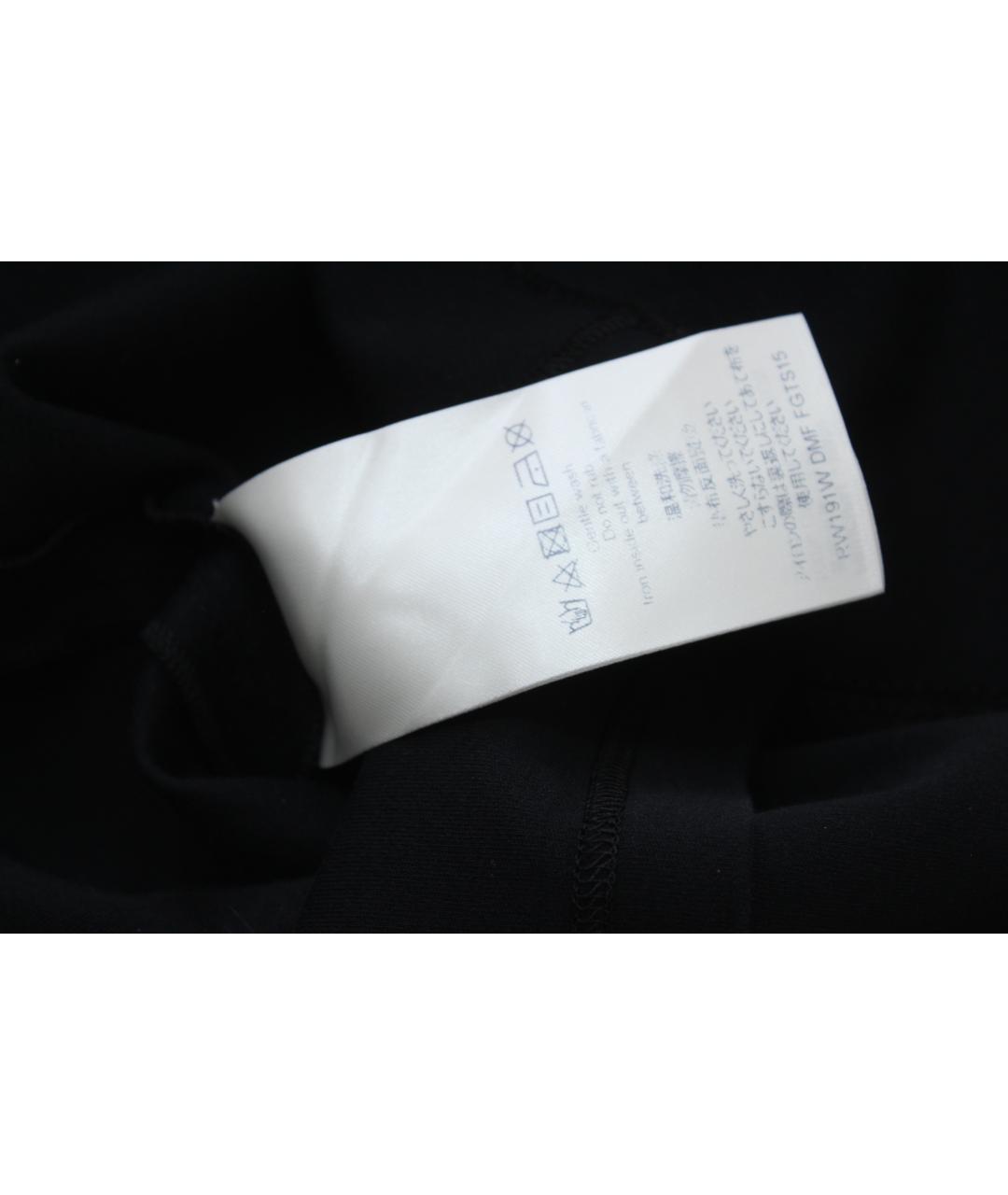 LOUIS VUITTON Черная хлопковая футболка, фото 8