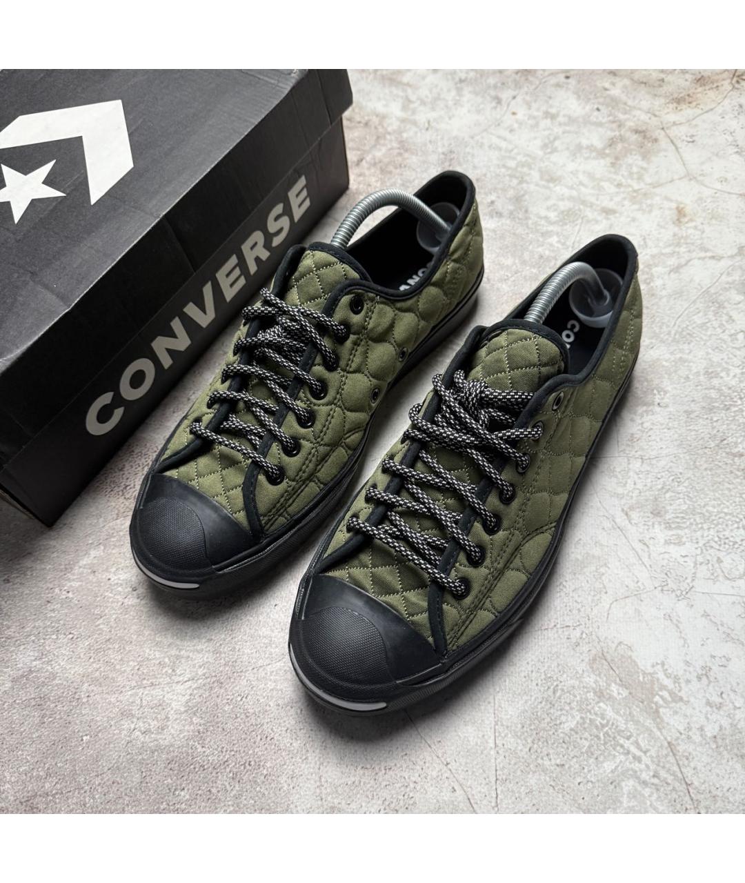 CONVERSE Зеленые низкие кроссовки / кеды, фото 2