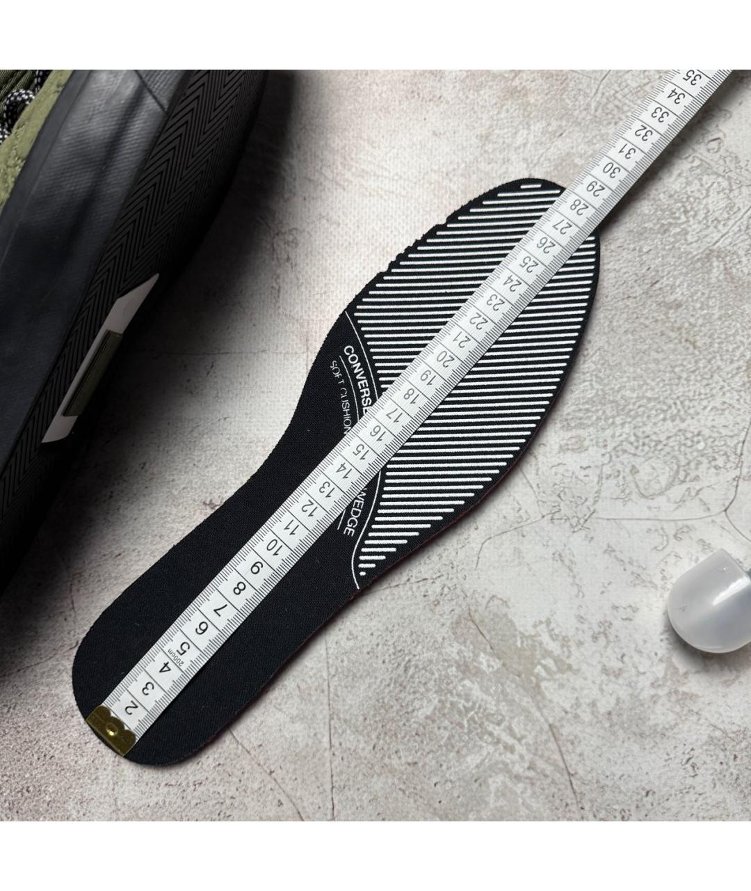 CONVERSE Зеленые низкие кроссовки / кеды, фото 7