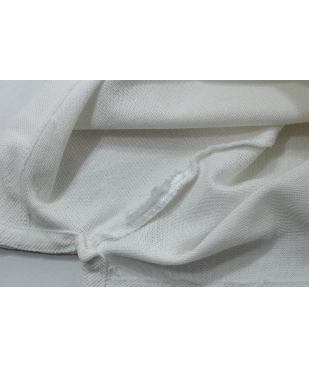 GIVENCHY Белое хлопковое поло с длинным рукавом, фото 9