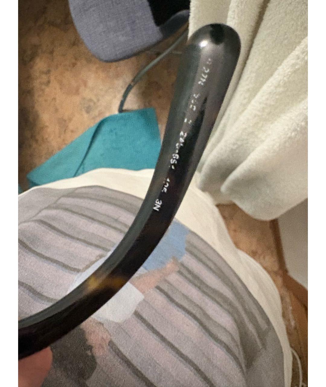 PRADA Коричневые пластиковые солнцезащитные очки, фото 5