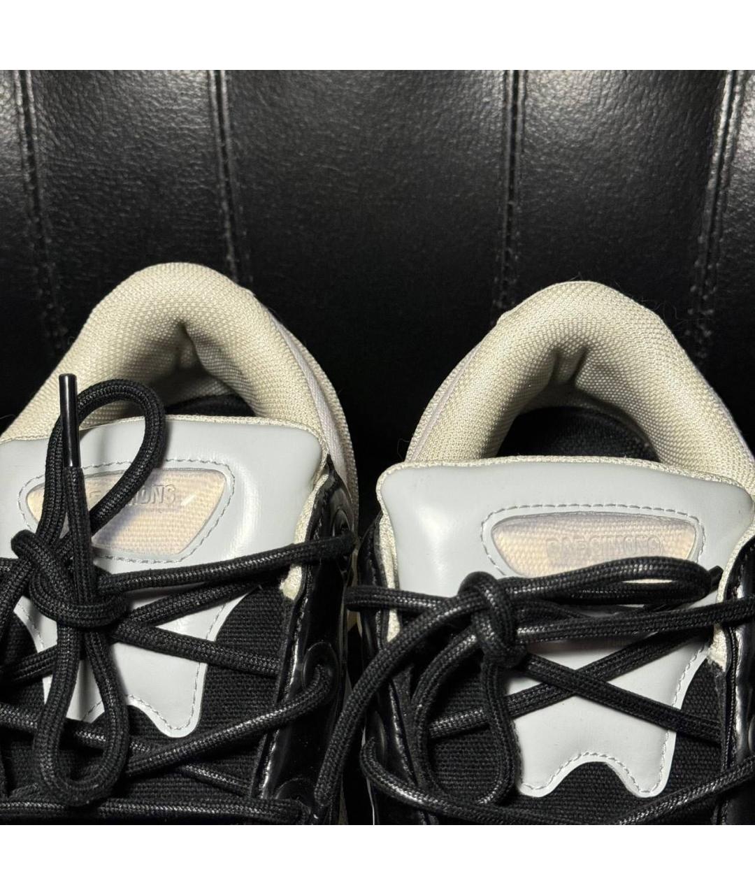 ADIDAS X RAF SIMONS Белые текстильные низкие кроссовки / кеды, фото 8