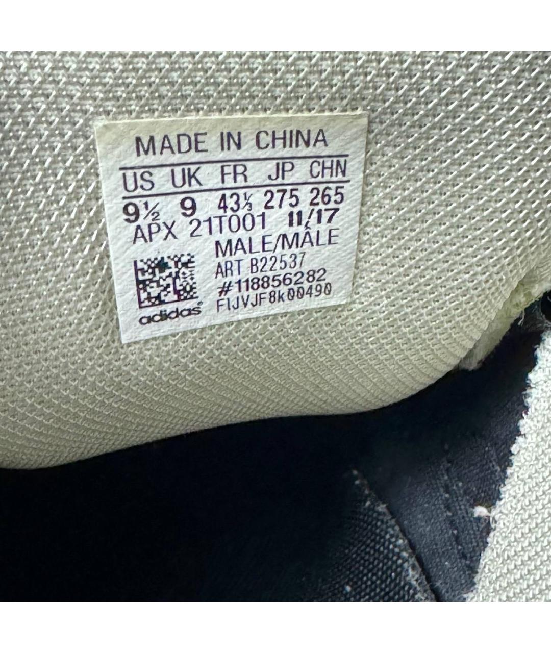 ADIDAS X RAF SIMONS Белые текстильные низкие кроссовки / кеды, фото 6