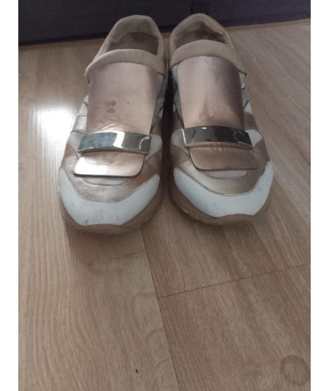 SERGIO ROSSI Бежевые кроссовки, фото 2